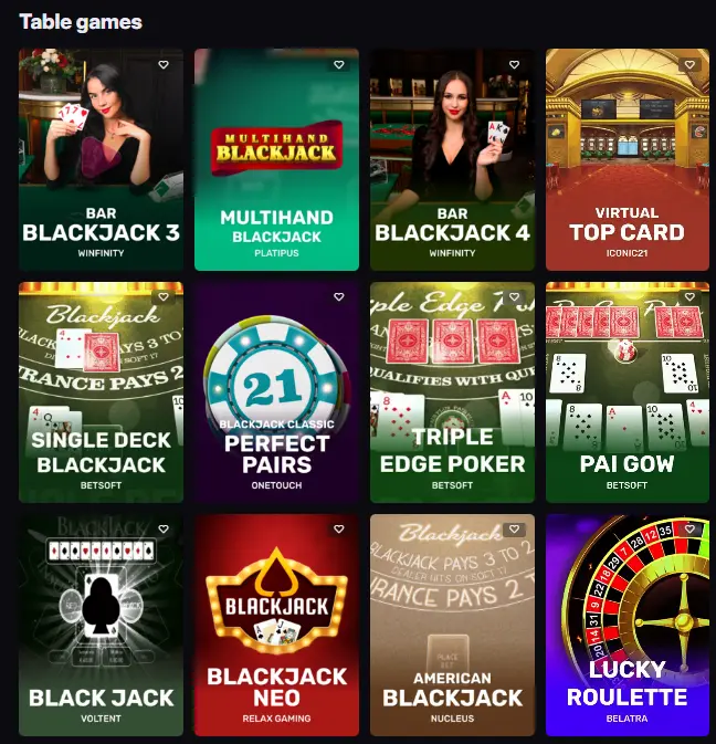 SkyCrown Casino table