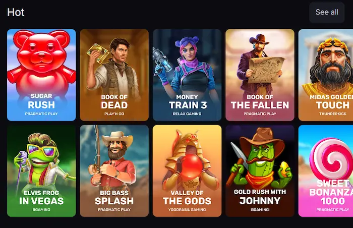 SkyCrown Casino games